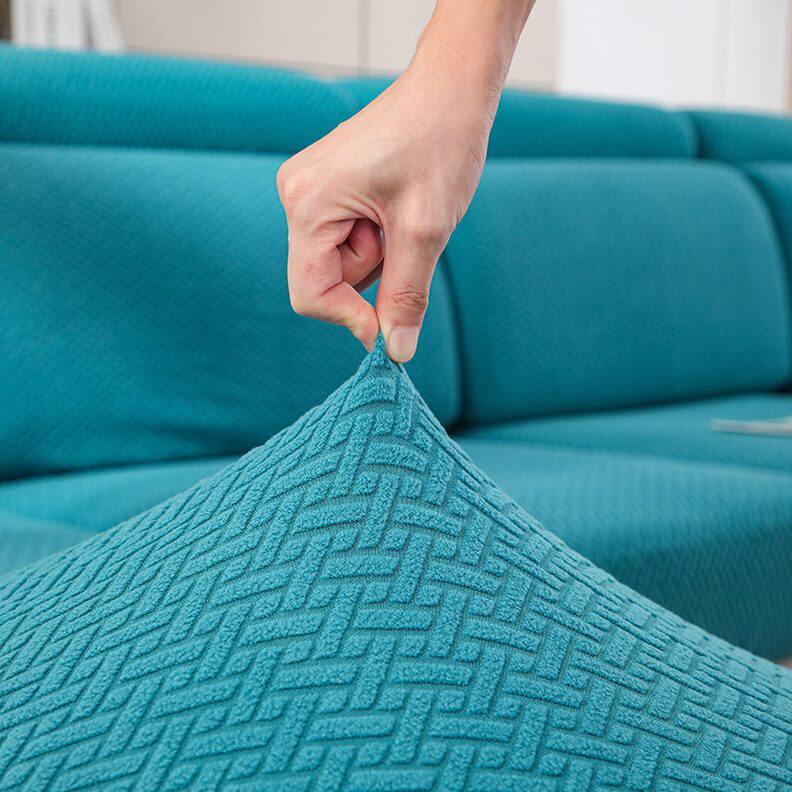 沙发套椅套抱枕套床头罩定做加工【斜格】【斜纹】【摇粒绒】弹力