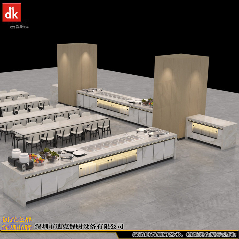星级酒店高端自助餐台公司 美国自助餐厅布菲台 欧洲餐馆设计方案