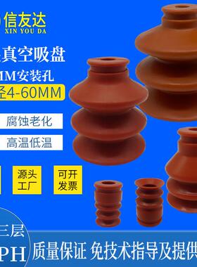 硅胶吸盘VAPH15/20/25/30/40 信友达系列一层SP 二层DP 真空吸盘