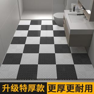 淋浴房防滑地垫儿童老人防摔脚垫家用浴室卫生间专用镂空垫子满铺