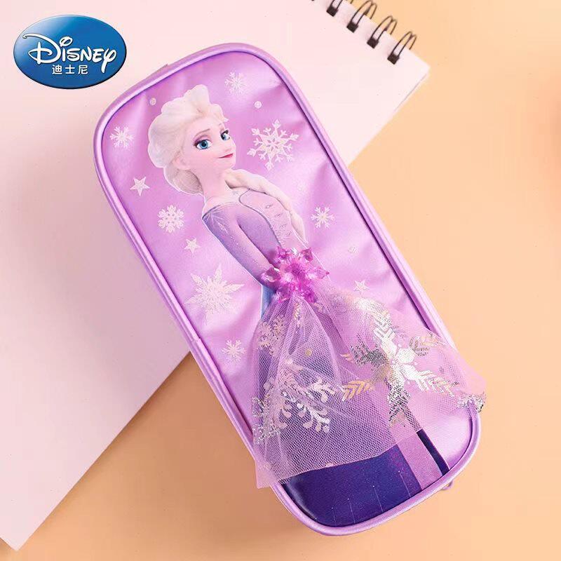 冰雪奇缘文具盒可爱小学生艾莎公主铅笔盒elsa笔袋幼儿园学习用u.