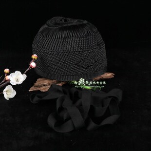 速发戏衣包头用品马尾道士帽曲元巾发网青混花旦小生网巾高帮网子