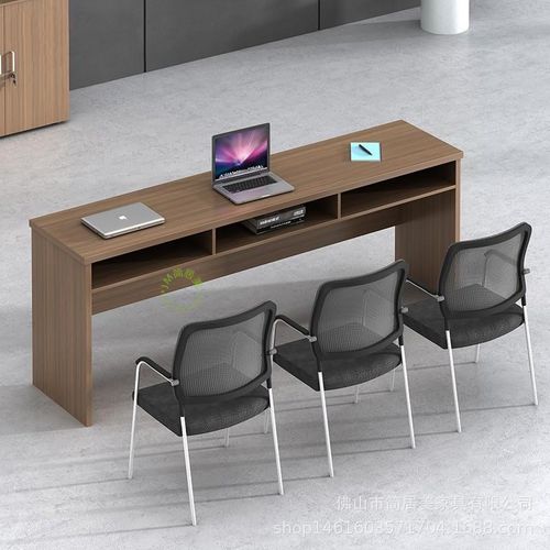 速发培训班桌椅组合会议长条桌学校机构办公桌辅班课双人导桌阅览