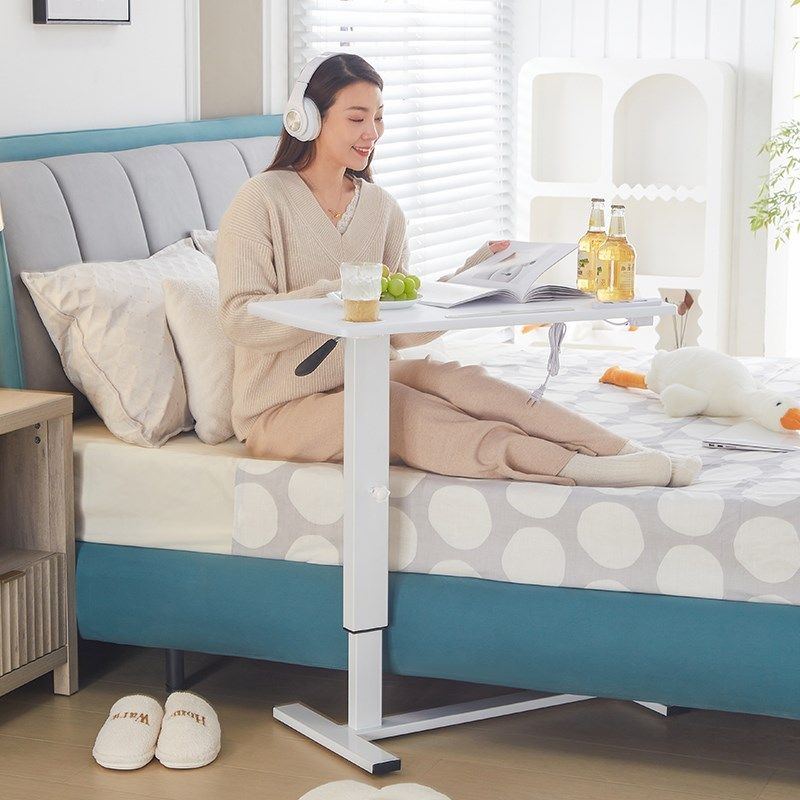 速发床边桌可移动升降电脑折桌沙发懒人床前叠床上家用W写字书桌
