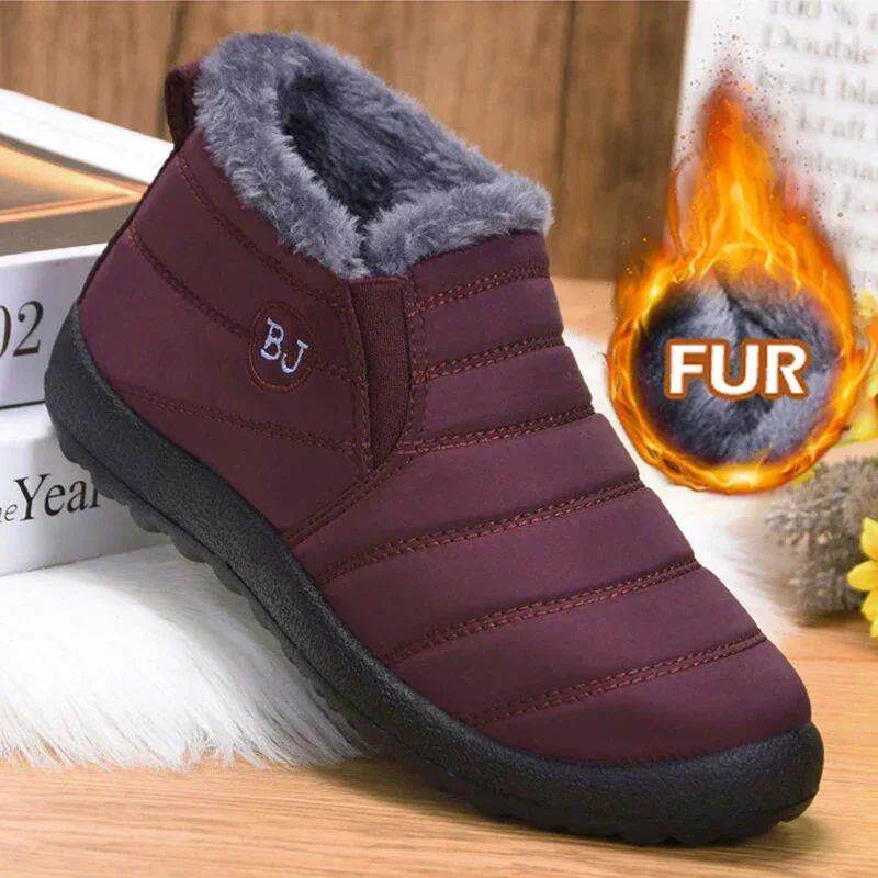 现货Waterpfroof Winter Boots for Won 2025 Plush Snow Boots