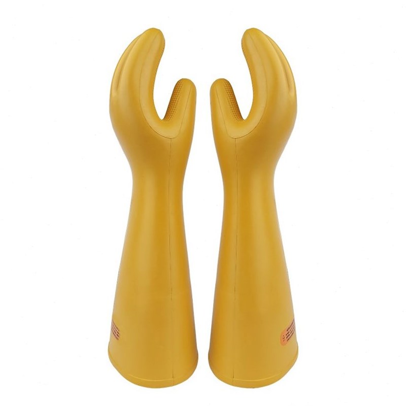 速发双安40KV绝缘手套-均码CX手0电1工手套6副/箱橡胶4套