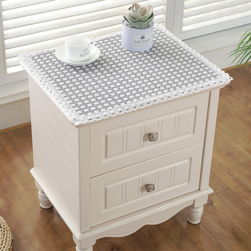 速发简约电视机罩盖箱洗衣机防尘用床头柜冰布多罩巾盖巾小桌布小