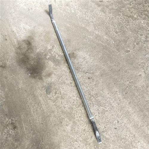 现货速发空心拆模神器木工模板撬棍6分管焊22粗料扁头撬棒撬杠支