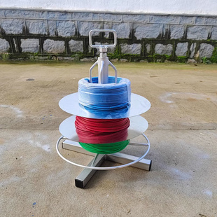 电工放线器放线盘放线神器布线拉线专用工具电线盘线架滑轮放线架