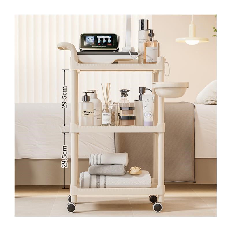 美容院专b用小车移动小推车医疗皮肤推车置物架护理仪器手推工具