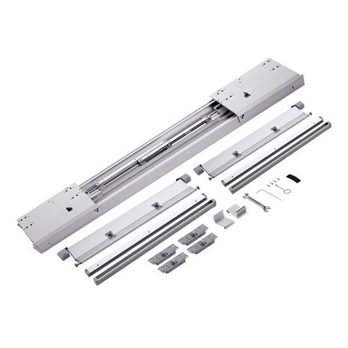 无下轨电动巴士门轨道电视柜吊柜平躺阻尼缓N冲隐形推拉门导轨配