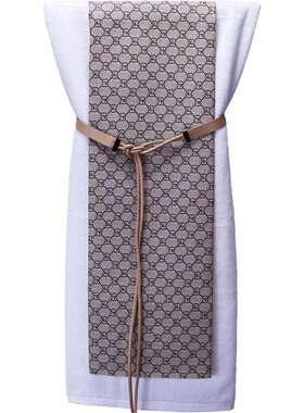 样板间卫生间摆件淋浴房配饰摆设浴巾绑带扣组合套装卫Y浴店装饰