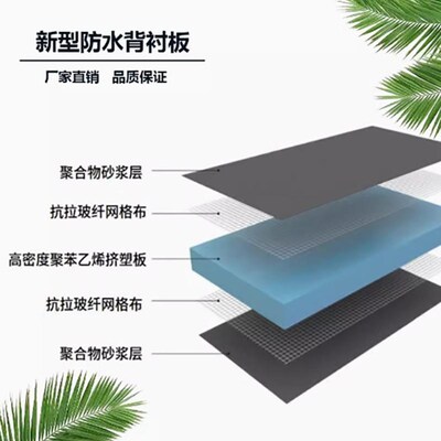 防水背衬板防水防潮隔音s隔热保温墙面地面隔断装修瓷砖背衬板