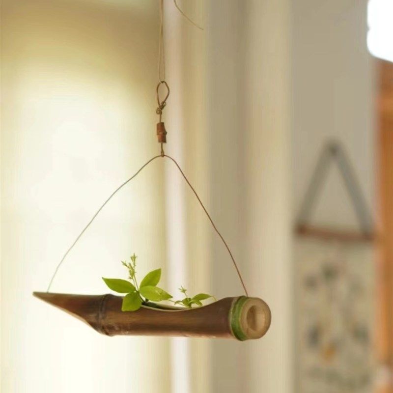 锻记 空间装饰自在钩 竹子插y花器花艺插花底座固定皿日式烛台中,鲜花速递/花卉仿真/绿植园艺,园艺种植花箱/花槽,淘宝优惠券,粉丝福利购,淘宝优惠卷