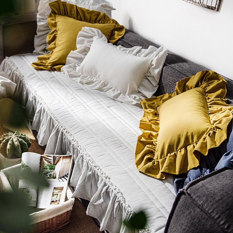 蔓越家 法式复古inns风全棉沙发套罩四季沙发垫防滑坐垫沙发巾盖