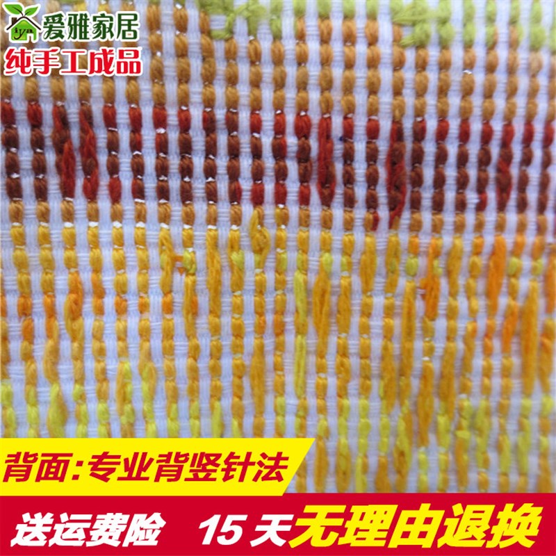 2021新款绣黄金满地十字绣成品纯手工已绣好的出售U客厅新品风景