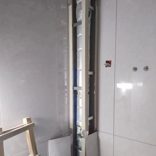 包管瓷砖支架隐形阳台厕所化妆室A无边条下水管道材料立管护板遮