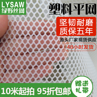 新品塑料平网小孔养n殖网养鸡家禽围栏尼龙防逃隔离漏粪网床护栏