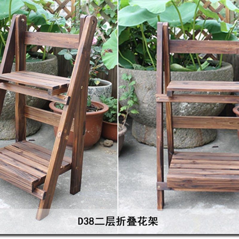 折叠花架 实木花架 落地客厅多层B花架阳台多肉花盆架防腐木质花,鲜花速递/花卉仿真/绿植园艺,花架,淘宝优惠券,粉丝福利购,淘宝优惠卷