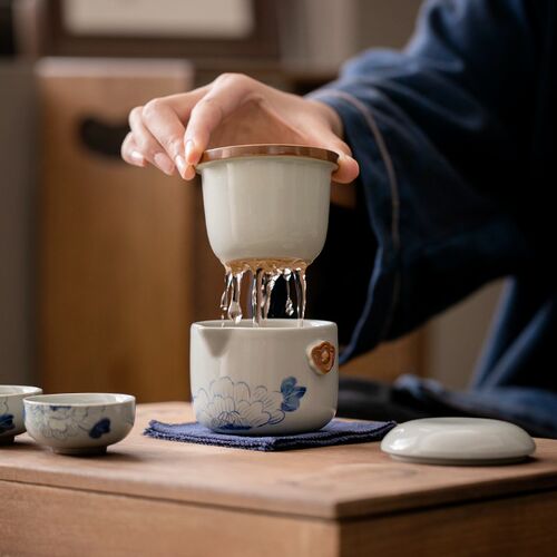 便携式旅行茶具i户外随身功夫泡茶壶茶杯小套装一壶二杯快客杯出