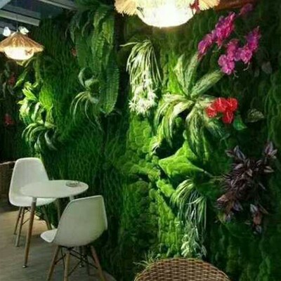 仿真绿植墙青苔藓草坪造景摄影盆景铺面用场O景道具橱窗假苔藓软