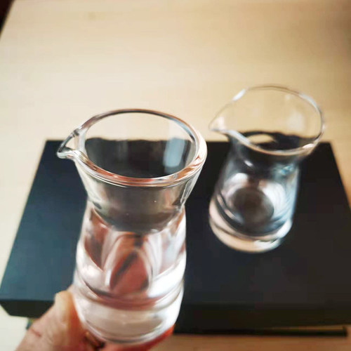 【6只装】加厚分酒器 玻璃C酒壶量酒器 酒杯家用酒具