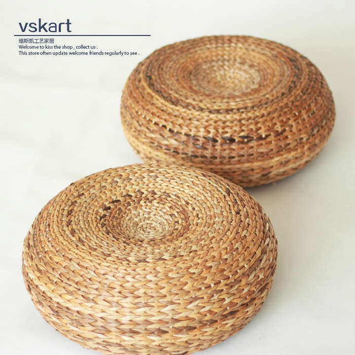 包邮蒲团草编榻榻米坐垫打坐禅修拜佛加厚圆垫子拜垫日式椅垫藤编,居家布艺,蒲团,淘宝优惠券,粉丝福利购,淘宝优惠卷