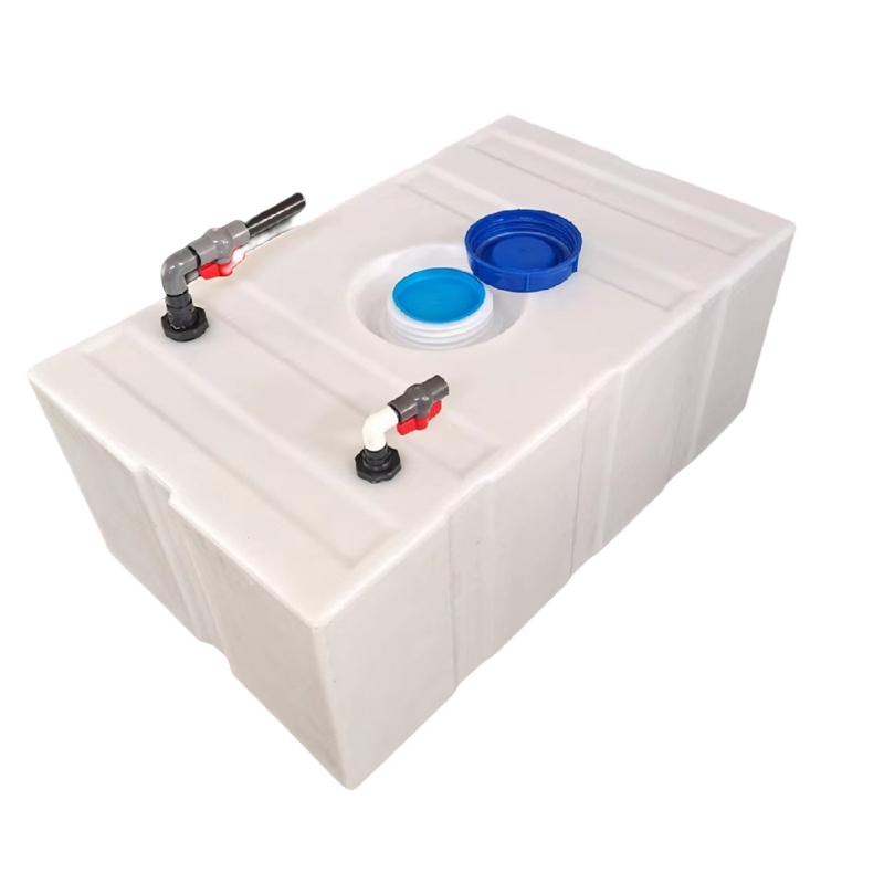 加厚卧式塑料柴油桶150升20y0L车载水箱户外防腐PE化工运输罐方形