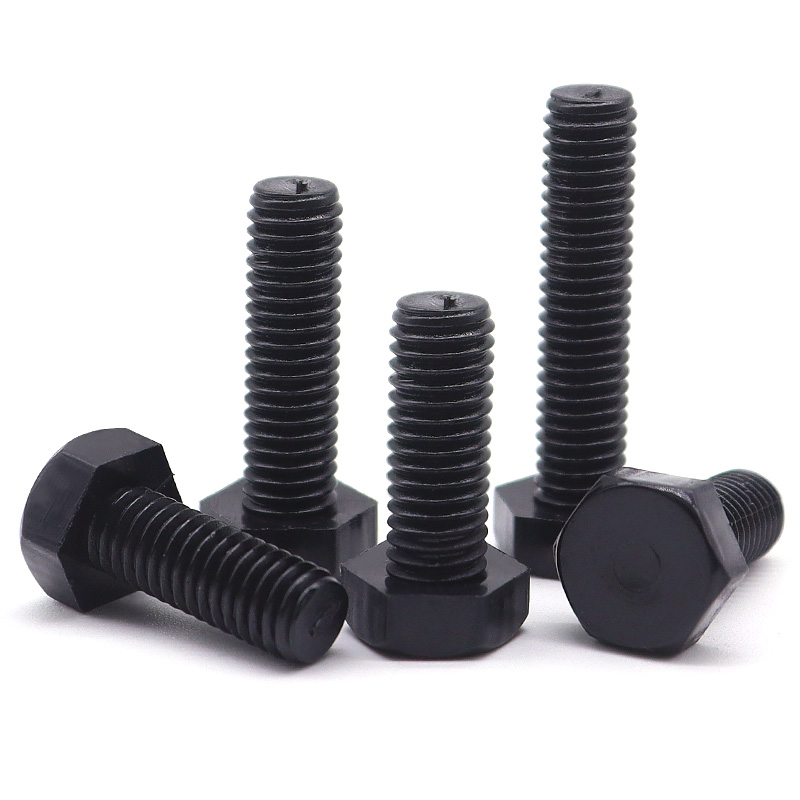 速发M8M10M12黑色尼龙外六栓螺丝螺角塑料螺钉*x15x20x20x0x5x45x