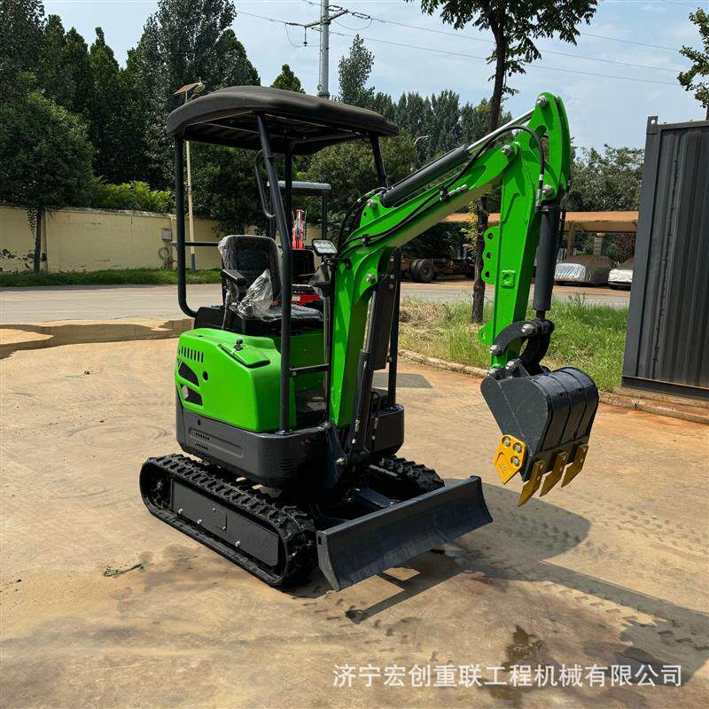 速发果园农用小型履带式挖掘机微型工程挖沟室内破碎勾机多功能小