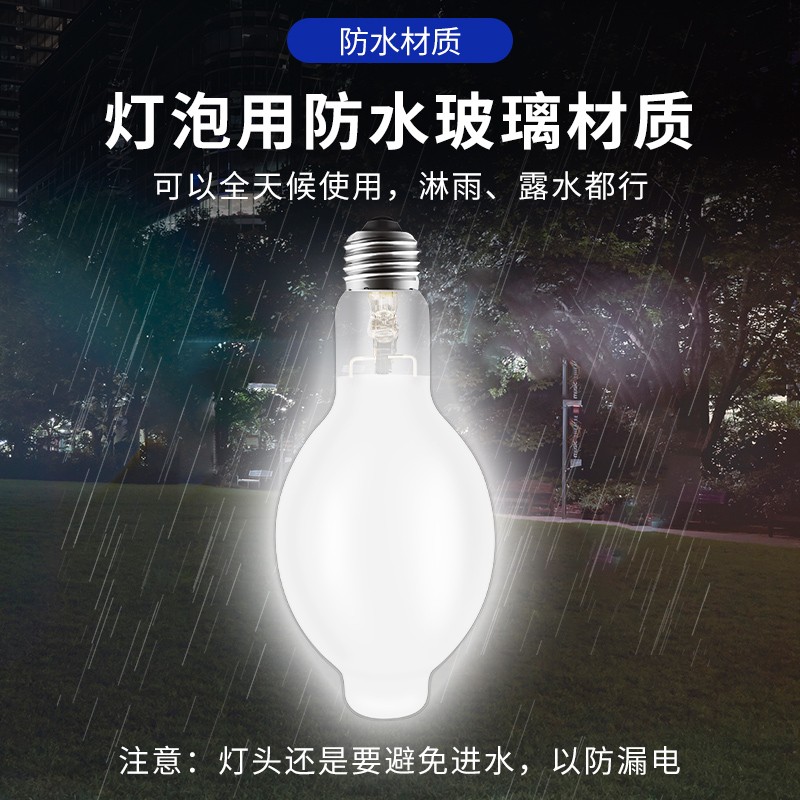 速发高压汞灯诱灯抓虫捕虫蟋蟀蝈蝈蚂蚱飞蛾蝴蝶紫外线白光灯泡大