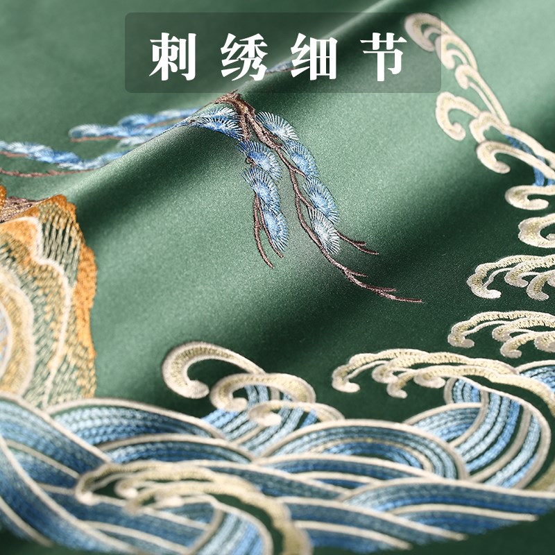 速发新中式实木沙发垫套罩红木家具沙发坐垫高端座垫罗汉床海绵垫