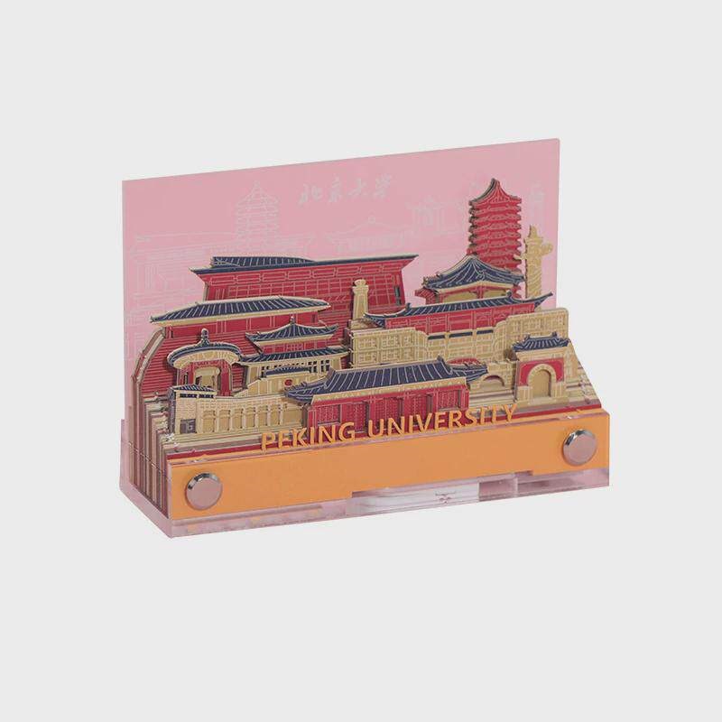 速发纸雕创意礼品便签立体便签桌面城市摆件建筑城市企业纪念礼品