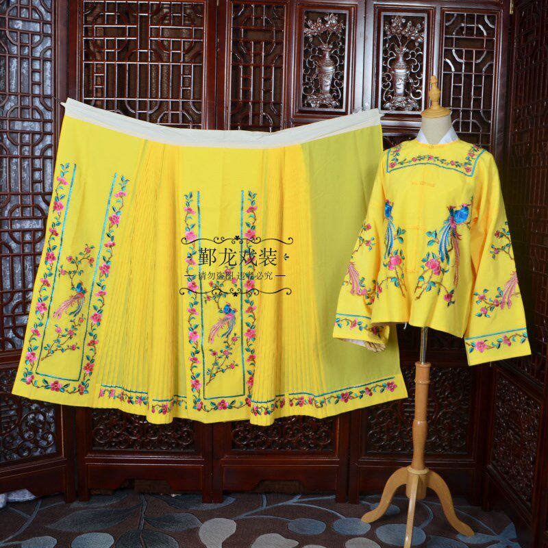 速发戏曲古装虞姬内衣裙青衣花旦服装京剧霸衣别姬虞姬内王大褶腰