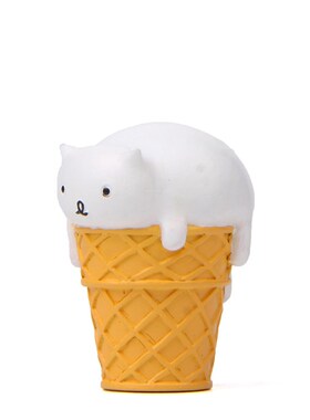 速发潮拍萌冰淇淋猫咪微景观园艺多肉小清新花插插件摄具呆道道具