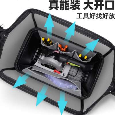 速发维修工具包帆磨多功能大容量拉布电工带轮手耐车拉杆工具箱