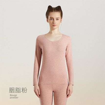 保暖内衣女士德绒套装男款蚕丝羊毛发热J秋衣秋裤加绒加厚冬打底