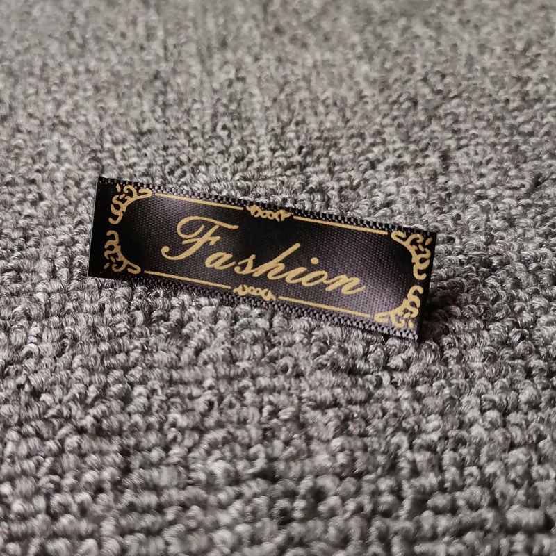 领标定制服装商标定做对折织唛织标衣服领标订做衣服标签LOGO制作
