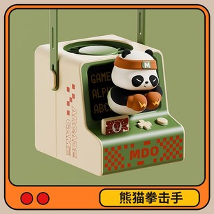 便携挂绳电风扇 萌趣游戏机风扇可爱风挂脖小风扇USB充电S式