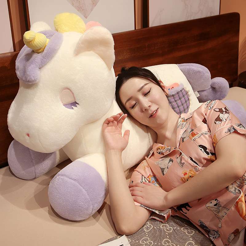 可爱梦幻独角兽公仔毛绒玩具大号床上抱枕玩偶生日礼物送女生娃娃