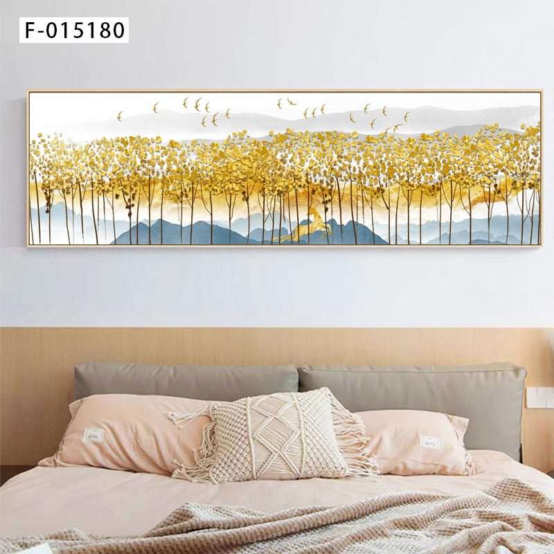 卧室床头装饰画轻奢主卧壁画客厅背景墙一联晶瓷挂画 晶瓷画图片
