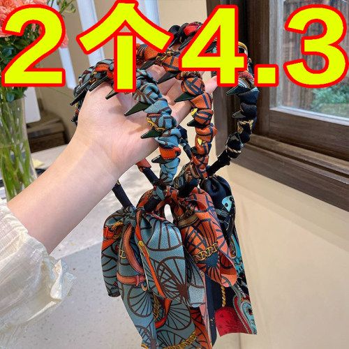 宫廷繁花飘带发箍2026年新款头饰