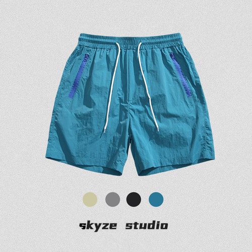 SkyzeStudio男速干户外五分裤