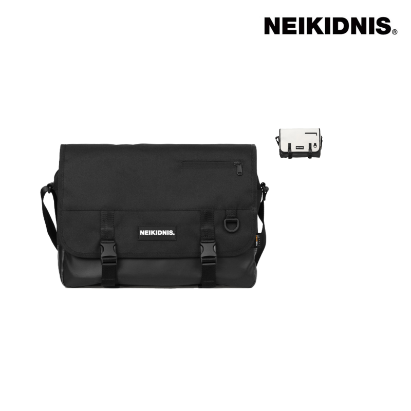 NEIKIDNIS ICON MESSENGER BAG斜挎包学生日常通勤大容量邮差包