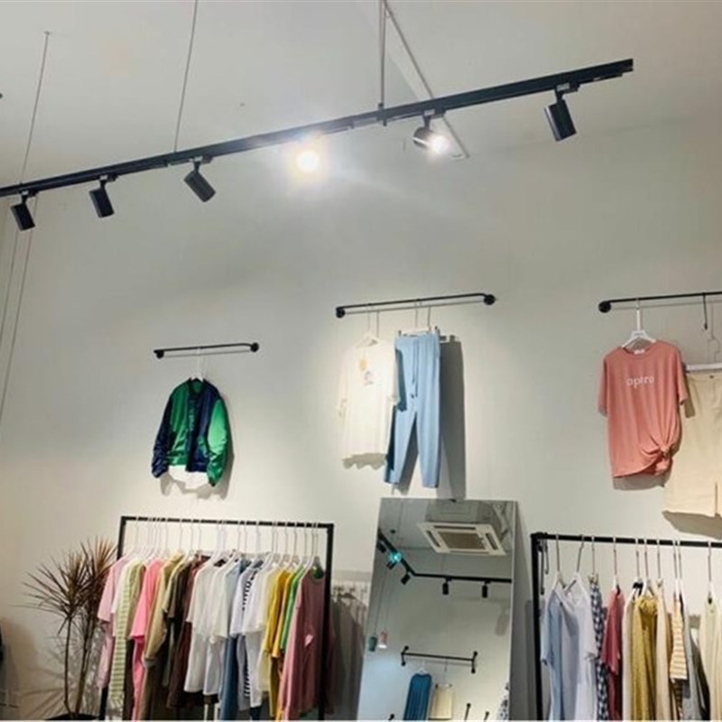 现货速发服装店正挂衣架实心上墙挂杆壁挂架装展示架童装细杆陈列