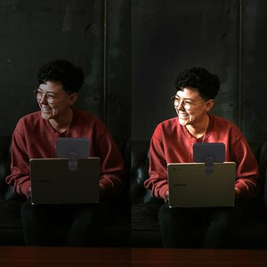 速发电脑光议补会灯在线教学屏幕护眼灯阅读颜跨境直播美灯补光灯
