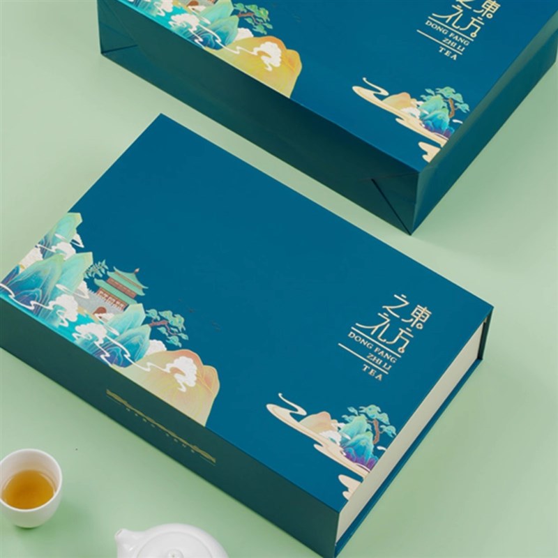 现货茶叶包装红茶绿茶空盒礼盒龙井碧螺春毛尖半斤一斤装茶叶通用