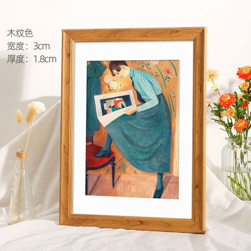 速发80M0画框装裱相框挂墙aa4展示架8k八4开k大油画外框26寸24定
