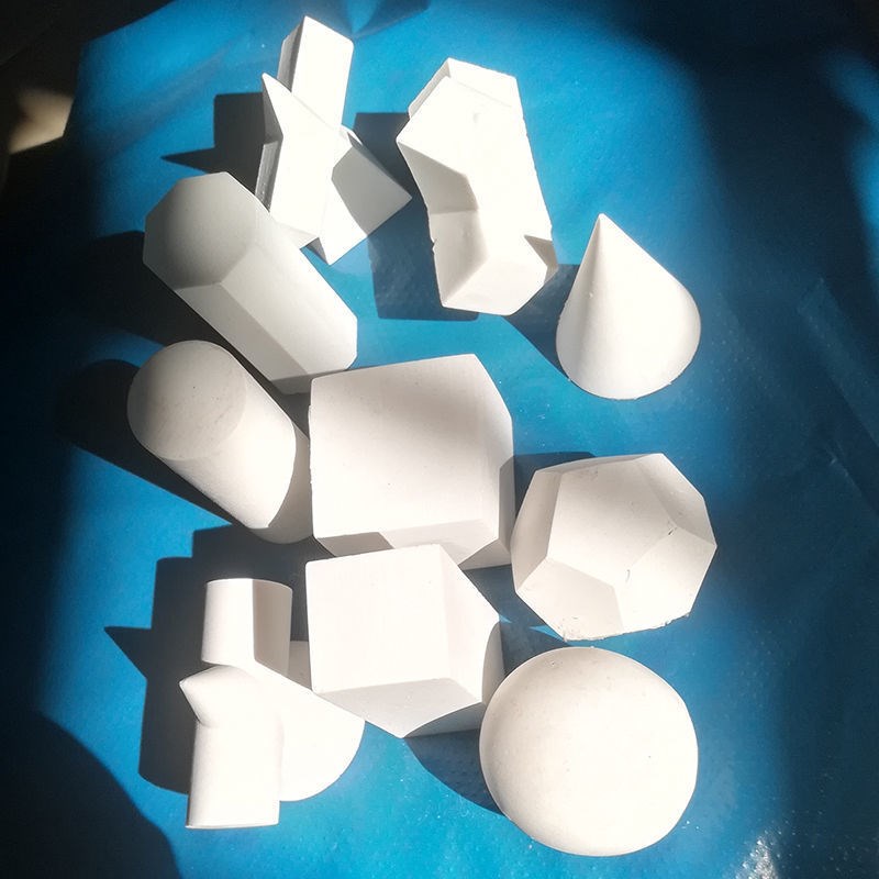 速发几何体10件套石膏像迷你美术教具体模型素描摆件萍润