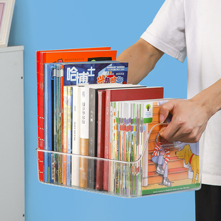 书籍收纳盒透明亚克力儿童牛津树绘本整理框桌面化妆品收纳盒现货